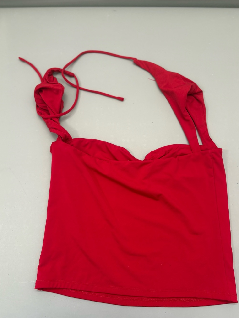 Red Halter Top - Picture 2 of 3